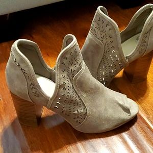 Fergalieious Peek Toe Ankle Boots